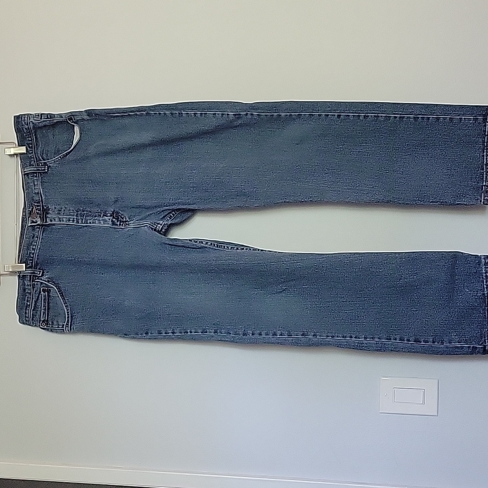 Wrangler straight leg  mens blue  jeans 40X29
